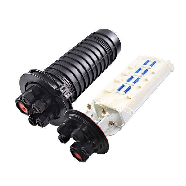 機械式密封光纜接頭盒DM01-5口-48芯盤-軟模塊